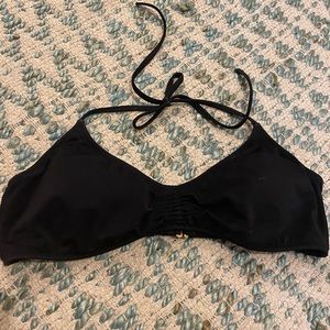 Victoria’s Secret black halter bralette bikini